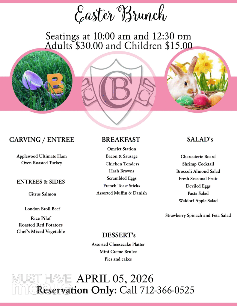 Easter Sunday Brunch @ Club House | Council Bluffs | Iowa | United States